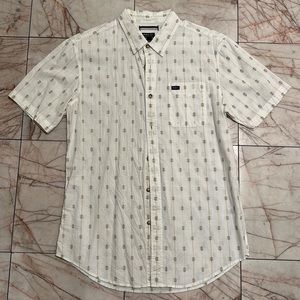 RVCA slim-fit casual button down (size medium) like-new